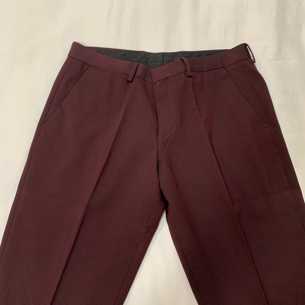 Express burgundy dress pants